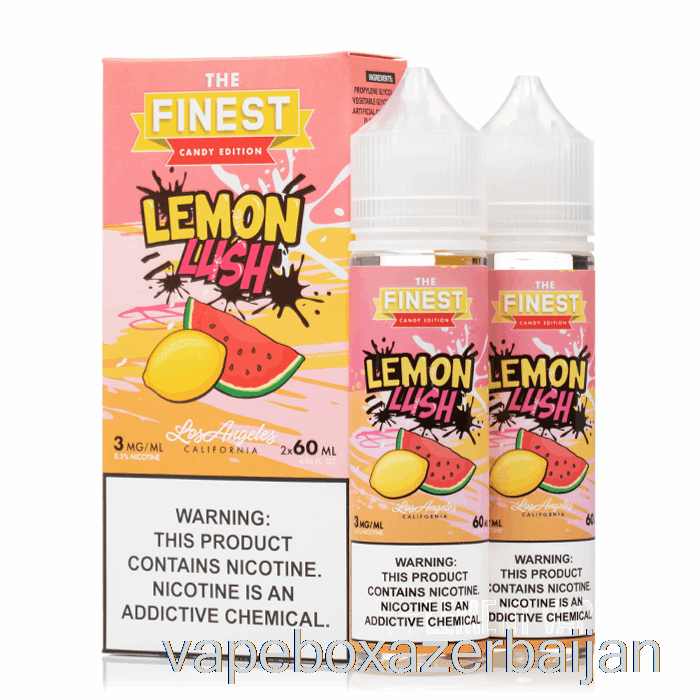 Vape Azerbaijan Lemon Lush - The Finest Candy Edition - 120mL 3mg